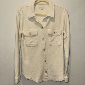 Thread & Supply Cream Button Down Shirt